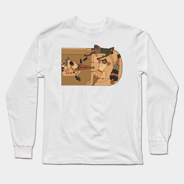 Pogues on their Boat Long Sleeve T-Shirt by raffitidsgn